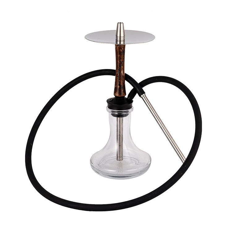 Does wood shisha hookah help maintain a constant temperature during smoking?